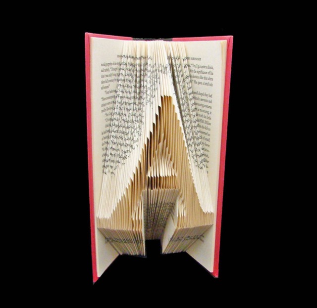 A Monograms Folded-Book Art Sculpture - image 1