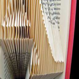 A Monograms Folded-Book Art Sculpture - thumbnail 4