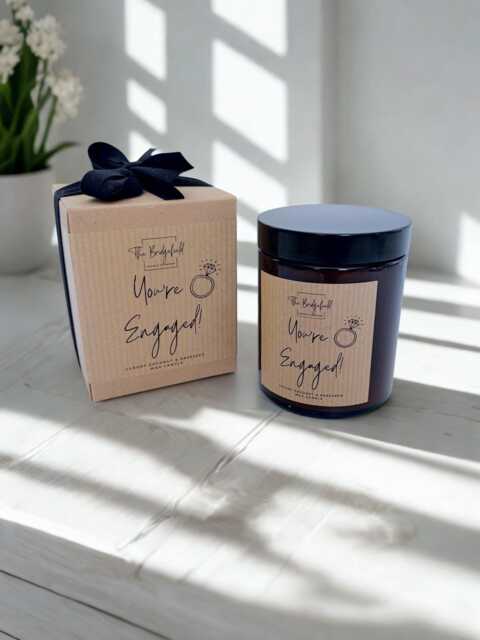 You're Engaged Candle Rapeseed Coconut Wax, Vegan Gift/Engagement Fiance Fiancee - image 1
