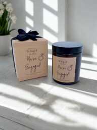 You're Engaged Candle Rapeseed Coconut Wax, Vegan Gift/Engagement Fiance Fiancee