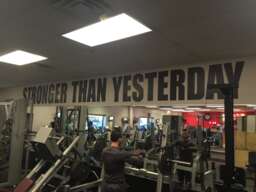 Fitness Wall Decal Quote, Inspirational Quote Decal, Stronger Than Yesterday 136 - thumbnail 1