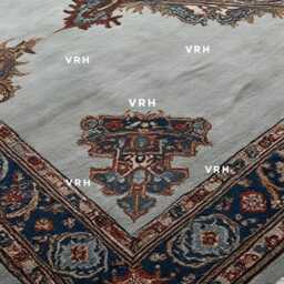 Hand Knotted Wool Oushak Rug Pink Floral Turkish Style - thumbnail 2