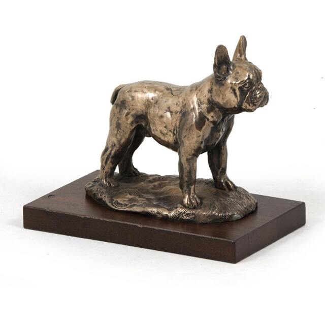 French Bulldog, Dog Wooden Base Statue, Limited Edition, Artdog - image 1