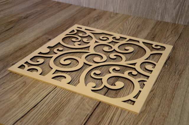 Flower Style Wooden Handmade Room Division, Wall Decoration Panel, Decor, Decal, Art, Home Bedroom Decor - image 1