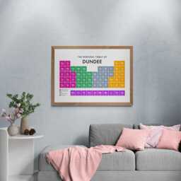 Dundee Periodic Table Print, Poster Wall Art, Gifts - thumbnail 3