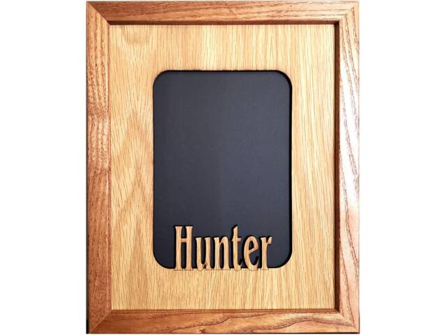 Personalized Name Frame 8x10 - Custom Picture With Engraved Mat For 5x7 Or Photo, Gift Parents, Grandparents & Baby Showers - image 1