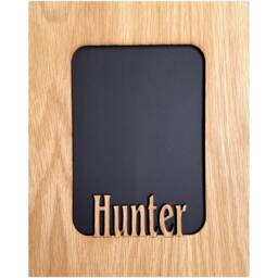 Personalized Name Frame 8x10 - Custom Picture With Engraved Mat For 5x7 Or Photo, Gift Parents, Grandparents & Baby Showers - thumbnail 2
