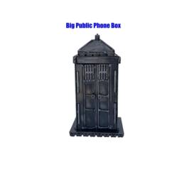 The Phone Box Sculpture. 7.5 Inches Tall. 100% Handmade. Made Out Of Scrap Metal. A Perfect & Unusual Gift For Sci-Fi Fan - thumbnail 3