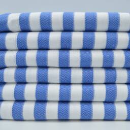 "Soft Towel, Blue Towel, Turkish Peshtemal, Towels, 36""x70" - thumbnail 3