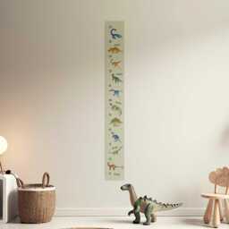 Dinosaur Height Chart Nursery Wall Stickers - thumbnail 1