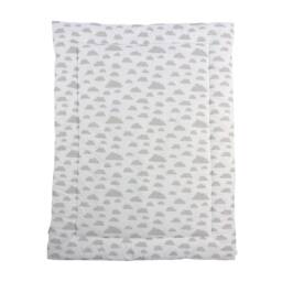 Puckdaddy Crawling Blanket Agnes 140x100cm With Cloud Pattern in White - thumbnail 2