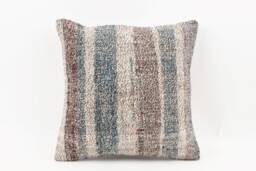 Embroidered Kilim Pillow Turkish Home Decor - 18''x18'' - thumbnail 1