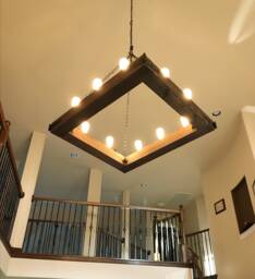 Industrial/Contemporary Style Chandelier - thumbnail 1