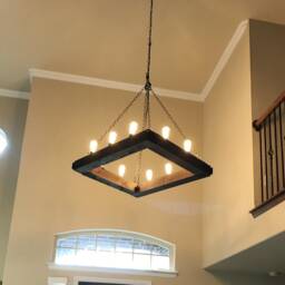 Industrial/Contemporary Style Chandelier - thumbnail 3