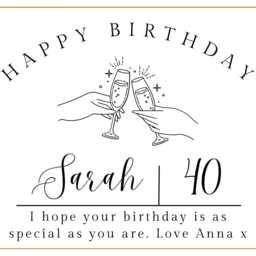 Birthday Gift Personalised Scented Candle For Any Age, Gifts Her, Daughter Birthday, Best Friend Gift, Sister Hamper - thumbnail 4