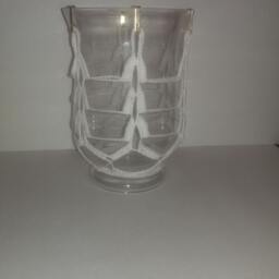 Crochet Covered Glass Vase - thumbnail 3