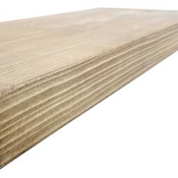 Rustic Solid Wood Floating Shelf 22cm Wide, Various Finishes - thumbnail 3
