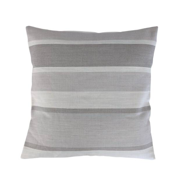 "Cushion Cover in Laura Ashley Awning Stripe Dove Grey Cotton 14"" 16"" 18"" 20" - image 1