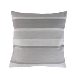 "Cushion Cover in Laura Ashley Awning Stripe Dove Grey Cotton 14"" 16"" 18"" 20" - thumbnail 1