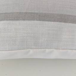 "Cushion Cover in Laura Ashley Awning Stripe Dove Grey Cotton 14"" 16"" 18"" 20" - thumbnail 2
