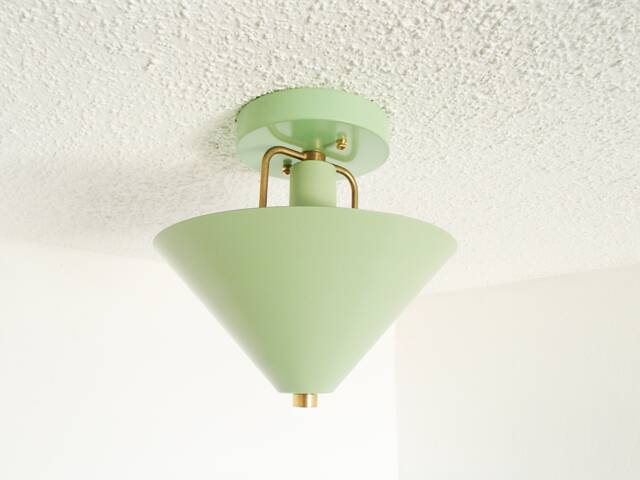 Contemporary Flush Mount - Atomic Ceiling Light Rustic Industrial Modern Bathroom Fixture - image 1