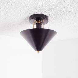 Contemporary Flush Mount - Atomic Ceiling Light Rustic Industrial Modern Bathroom Fixture - thumbnail 3