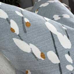Blue Throw Pillow Cover, Willow Design Cushion Designer Romo Cover For Sofa Or Bed, Double Sided - thumbnail 3