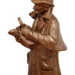 Sherlock Holmes Detective, Standing Figurine, Antique Bronze Finish, 6.5 Inch Tall, For The Office Or Home - thumbnail 4