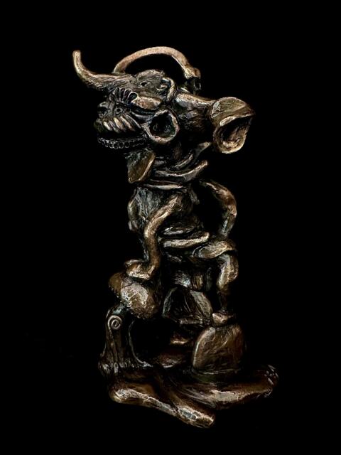 Bronze Fairy Sculpture, Psychedelic Visionary Art - image 1