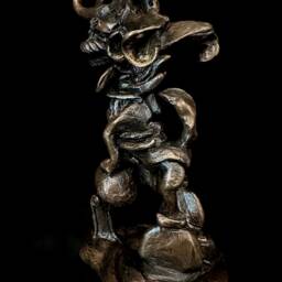 Bronze Fairy Sculpture, Psychedelic Visionary Art - thumbnail 2