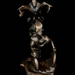 Bronze Fairy Sculpture, Psychedelic Visionary Art - thumbnail 3