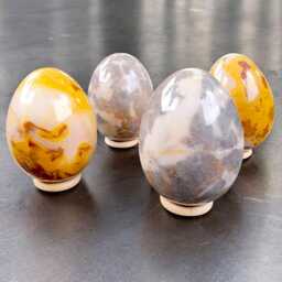 Unique Genuine Marble Eggs Ornament
