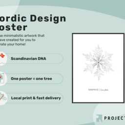 Snowflake Poster, Christmas Print, Art, Holiday Winter Wall Decor, Minimalist Drawing, Nordic Poster - thumbnail 2