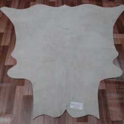 statement Large Cowhide Accent - Premium Brown & White Hair-On Leather Rug - thumbnail 4