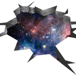 3D Effect Deep Space Wall Sticker - Outer Galaxy Floor Art Decor Mural Porthole Tunnel View Printed Decal Printing Hole Universe Illusion - thumbnail 2