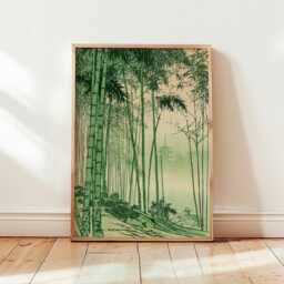 Bamboo Forest Poster, Japanese Landscape Print, Zen Wall Art - thumbnail 4