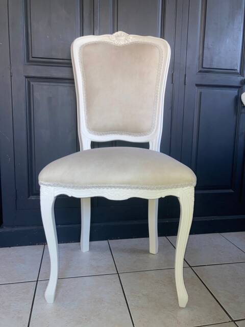 Italian Faux Suede Dining Chair Accent - image 1