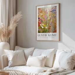 Gustav Klimt, Klimt Poster, Museum Exhibition Wallart Print, Poster Tree Of Life, Forest - thumbnail 2