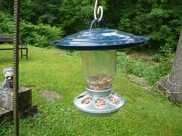 Bird Feeder Homemade Diy, Heavy-Gauge Galvanized Steel For Many Years Of Service, 8 Holes - thumbnail 1