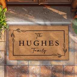 Custom Door Mat Gift - Personalised Family Name - thumbnail 4