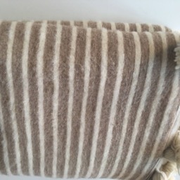Moroccan Pom Blanket & Throw, Bohemian Blanket, Berber Wool Hand Woven, Handmade Bed Spread, Cover - thumbnail 3