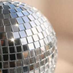 Disco Snail Sculpture With Mirror Ball - Modern Funky Home Decor Gold Or Dark Brown Statue - thumbnail 4
