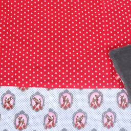Bambi-Red Star Cuddly Blanket 148 X 2195 cm Unique Item - thumbnail 3