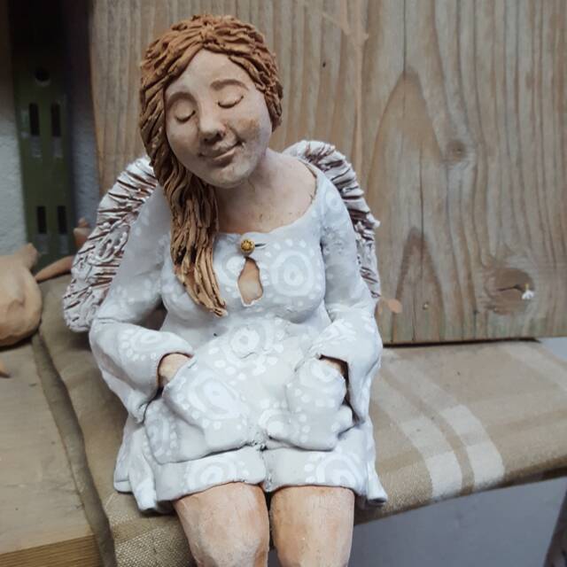Angel Sitting Ii - Gray - image 1