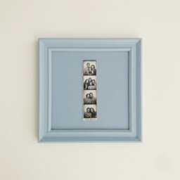 10x10 Photobooth Strip Picture Frame Monochromatic Hand-Painted Vintage - thumbnail 2