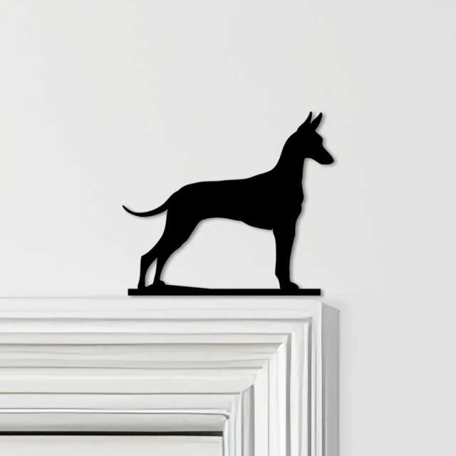 Door Topper Manchester Terrier Dog Various Colours Top Of Decorative Sign - Novelty Wall Decor, Frame Art, Art - image 1