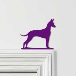 Door Topper Manchester Terrier Dog Various Colours Top Of Decorative Sign - Novelty Wall Decor, Frame Art, Art - thumbnail 4