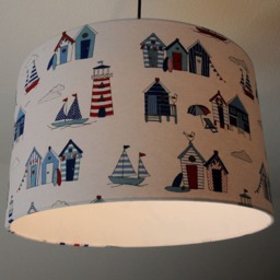 "Lampshade ""Beach Houses" - thumbnail 2