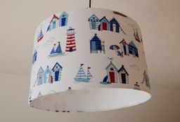 "Lampshade ""Beach Houses" - thumbnail 1