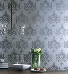 Wall Stencil Ikat Saida - Reusable Stencils For Walls Instead Of Wallpaper -Diy Decor - thumbnail 3